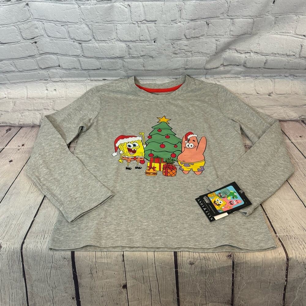 Andy & Evan SpongeBob SquarePants Christmas Long Sleeve Shirt